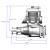 Stinger 63cc Petrol 2-Stroke Single Cylinder Side Exhaust Engine - view 6