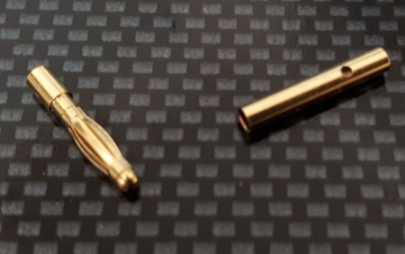 2mm Gold Connector Pair