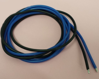Silicone Wire 2.0mm 500mm Black and Blue