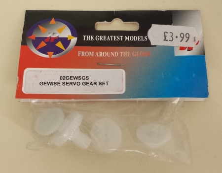 JP Gewise Servo Gear Set 02GEWSGS