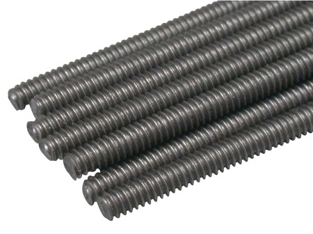 4-40 Threaded Rod 12inch Long Each