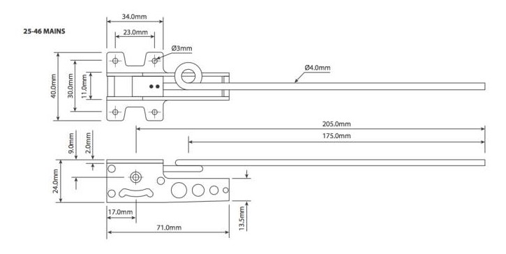 JP Electric Retracts 25-46 Main Set And Legs