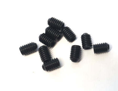 Pack of 10 M4x6mm Grub Screws