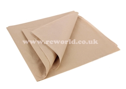 Vintage Tan Lightweight Tissue Covering Paper 50x76cm 5 Sheets