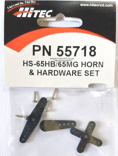 Hitec HS65 65MG 5065MG Horn and Hardware Set 55718