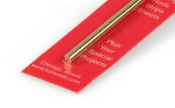 K&S Brass Rod 3.99 x 305mm (5/32 x 12