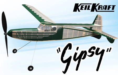 Keil Kraft Gipsy Kit 40inch Free Flight Rubber Duration