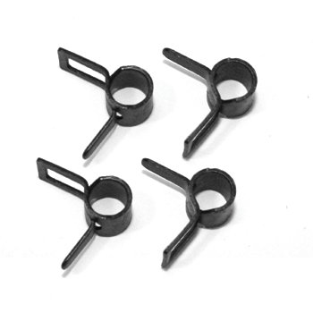 Metal Fuel Tube Clips Pk4 5mm