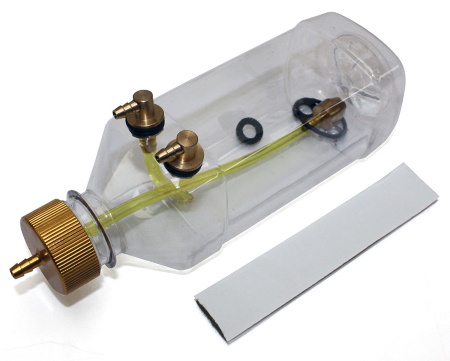 360ml Transparent Petrol Tank with Fittings