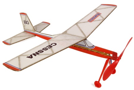 Cessna 180 Rubber Powered