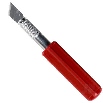 Excel K5 Heavy Duty Knife With Red Plastic Handle Safety Cap