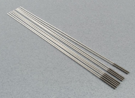 M2 Push Rods 200mm with M2 thread end Pk10 Stainless Steel