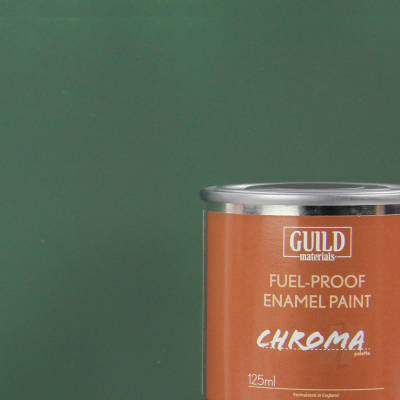 Chroma Enamel Fuelproof Paint Matt Dark Green 125ml Tin