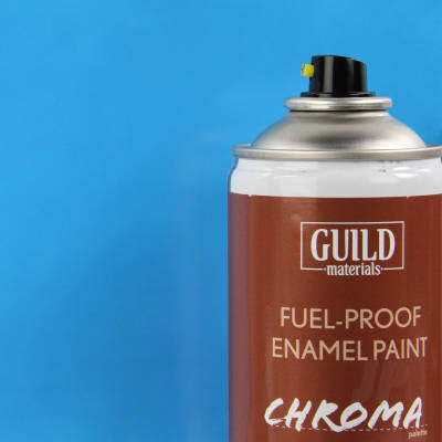 Gloss Light Blue 400ml Aerosol Chroma Enamel Fuelproof Paint