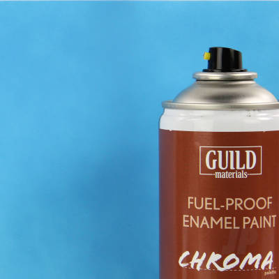 Chroma Enamel Fuelproof Paint Matt Light Blue 400ml Aerosol
