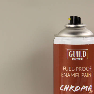Matt Light Grey 400ml Aerosol Chroma Enamel Fuelproof Paint