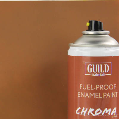 Chroma Enamel Fuelproof Paint Matt Dark Earth 400ml Aerosol
