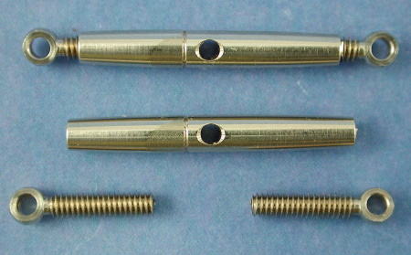 Turnbuckle 20mm Center M2 Thread Pk2