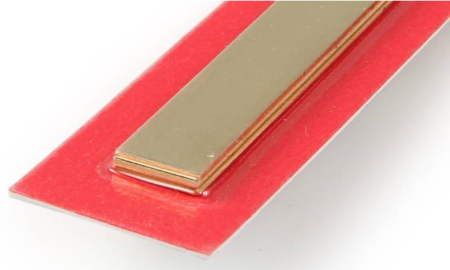 Brass Strip 1x12x300mm Pk3