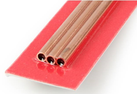 Round Copper Tube 4x300mm .36mm Wall Pk3