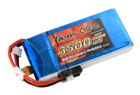 Gens Ace Li-Po 2S 7.4V 3500mAh Futaba Connector