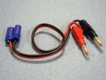 EC5 Charge Lead with 4mm Shielded Gold Connectors