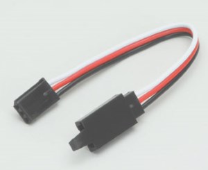 Futaba 100mm Extension Lead HD Wire with Clip