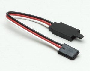 100mm Futaba Extension Lead Std Wire with Clip