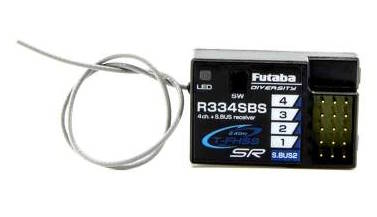 Futaba R334SBS 4ch Surface Receiver S.Bus for Telemetry T-FHSS SR/T-FHSS