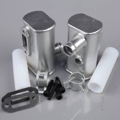 Muffler fits 20cc Twin 2 pcs