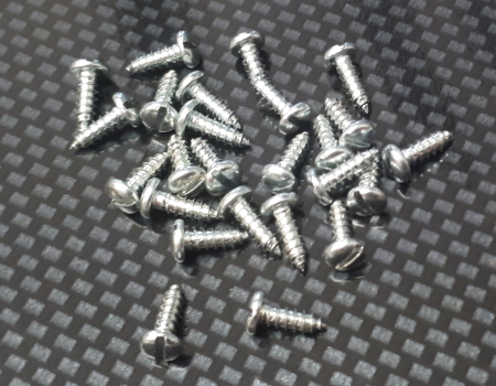 2.2 x 6.5mm Slotted Self Tapping Screw Pk24