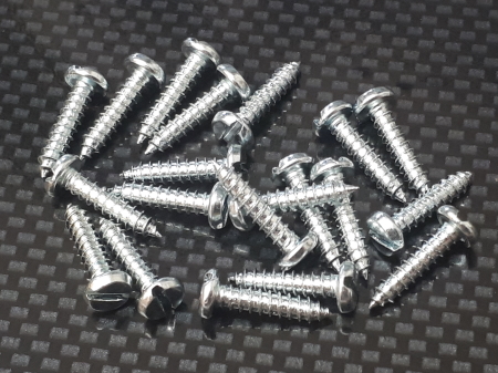 2.9 x 13mm Slotted Self Tapping Screw Pk24