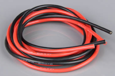 Silicone Wire 14AWG 1Mtr Red and Black