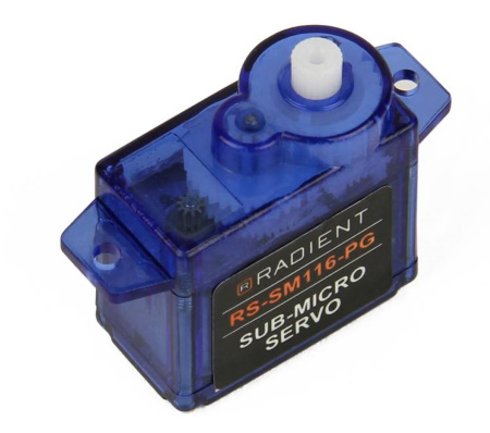 Radient RS-SM116-PG Sub-Micro 8g Analog Servo