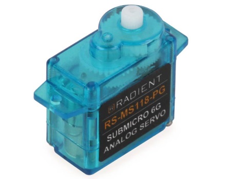 Radient 6g Sub-Micro Analog Servo