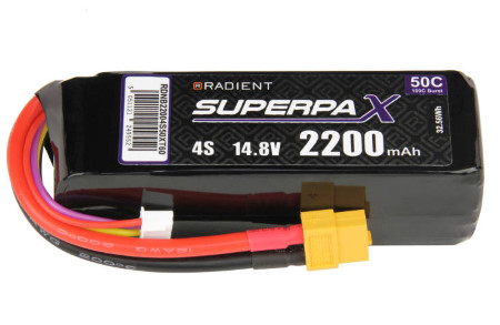Radient LiPo 4S 2200mAh 14.8V 50C XT60