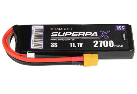 Radient LiPo 3S 2700mAh 11.1V 30C XT60