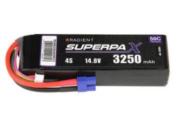 Radient LiPo 4S 3250mAh 14.8V 50C EC3