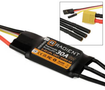 Radient 30A G2 ESC / SBEC 2-4 Cell