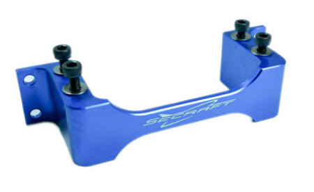 Secraft Side Servo Mount Blue Aluminium