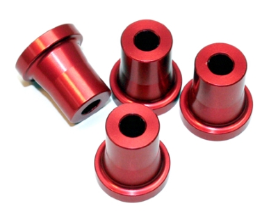 Standoff 20mm Pk4 5mm Hole Red