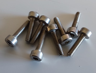 M2x8 Stainless Steel A2 Cap Head Screw Each