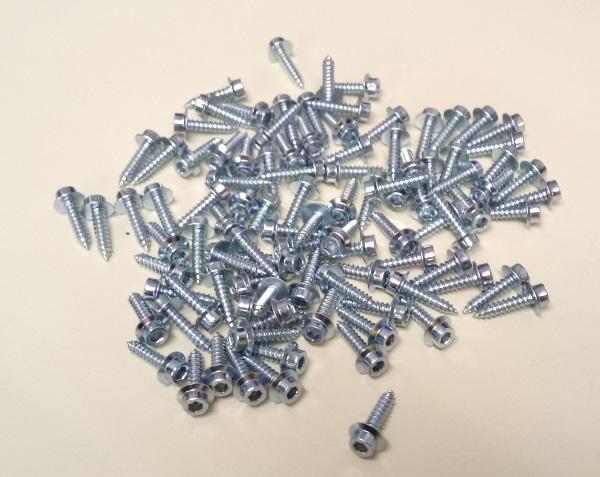 2.5x11mm Pk100 Silver Allen Key Servo Screw