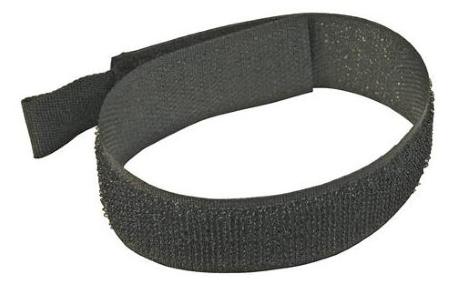 Hook and Loop Straps Black 300mm Pk10