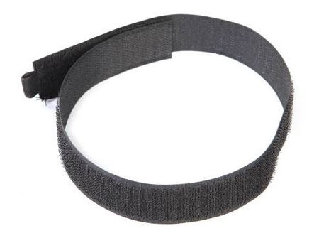 Hook and Loop Straps Black 450mm Pk10