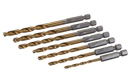 Hex Shank Drill Bit Set 7pce