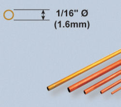Pk3 Copper Tubes - 1/16 x 12