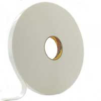 Foam Tape Double Sided White 19mm x 3mm 1mtr