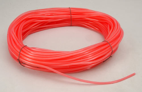 2.4mm Bore Silicone Fuel Tubing Red Per Meter