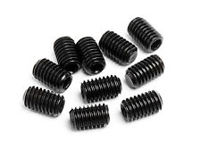 Pack of 10 M3x6mm Grub Screws